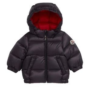 Moncler Macaire Hooded Down Puffer Jacket, Navy